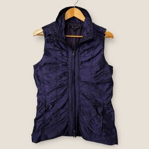 Robert Kitchen Purple Ruched Vest